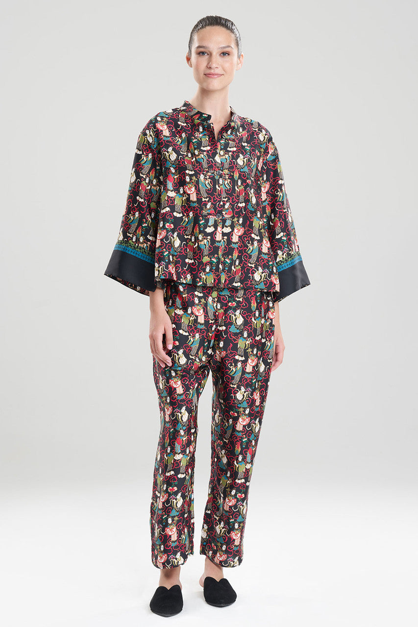 Buy Tea Garden PJ in Black Multi Online Black Multi Natori