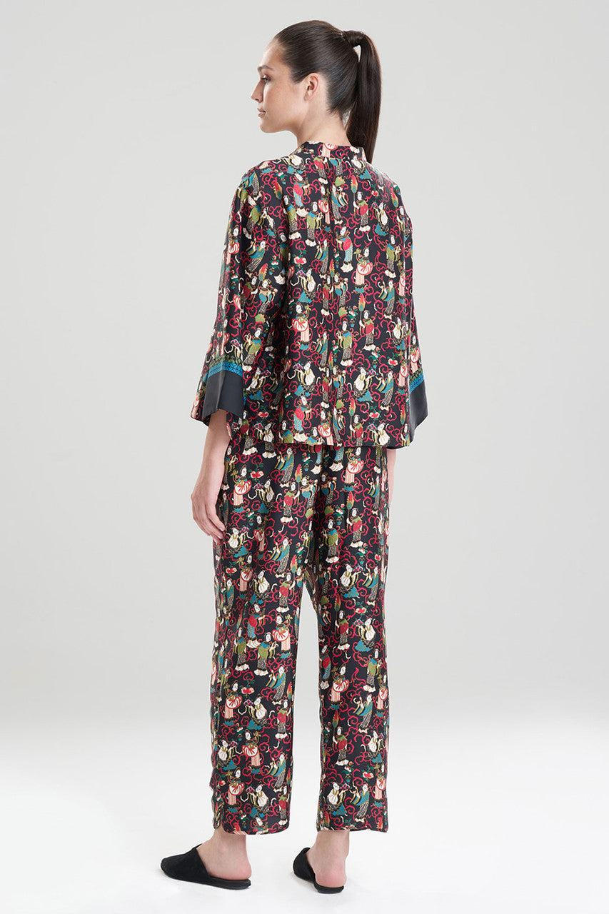 Buy Tea Garden PJ in Black Multi Online Black Multi Natori