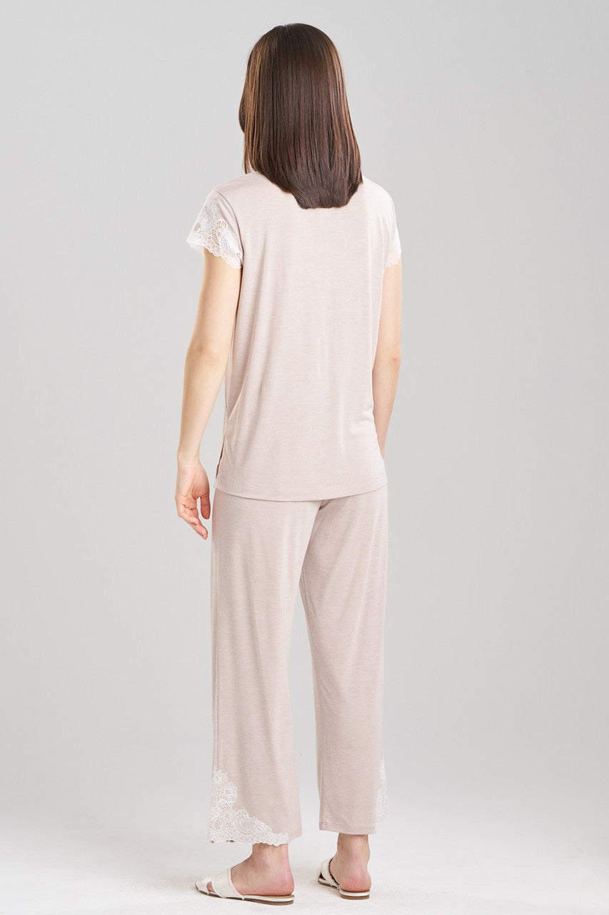 Buy Luxe Shangri-La TENCEL™ Notch PJ in Heather Cashmere Online Heather Cashmere Natori