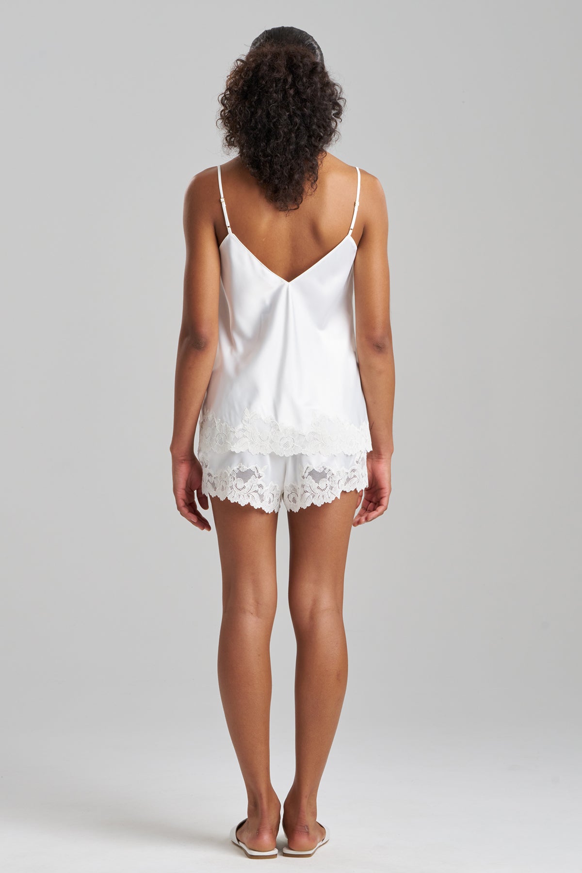 Peony Glamour Cami Shorts PJ Warm White Natori