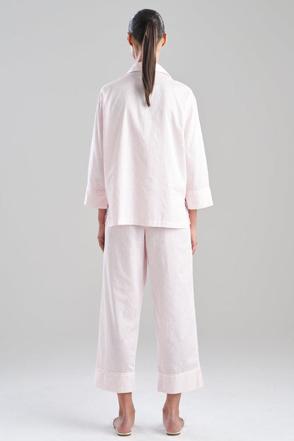 Buy Infinity Cotton Sateen Notch PJ in Blush Pink Online Blush Pink Natori