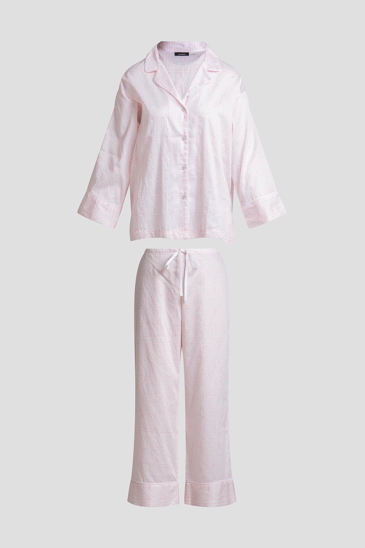 Buy Infinity Cotton Sateen Notch PJ in Blush Pink Online Blush Pink Natori