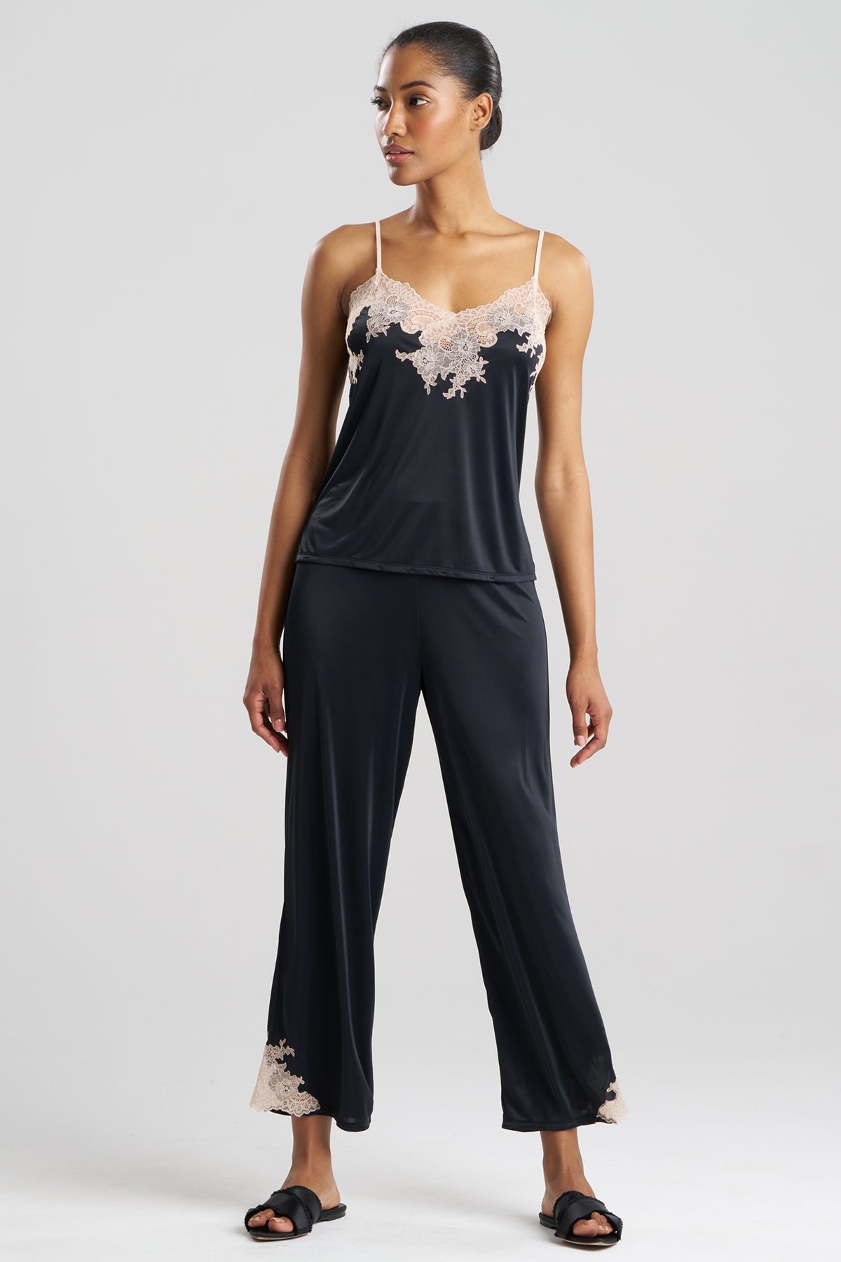 Enchant Cami PJ Set Black/Café Natori