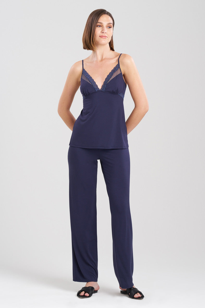 Buy Feathers Essentials Lenzing™ Ecovero™ Viscose Cami PJ in Night Blue Online Night Blue Natori