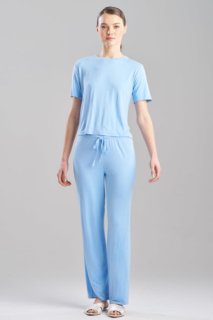 Feathers Essentials Lenzing™ Ecovero™ Viscose Crew Neck PJ Blue Jay Natori