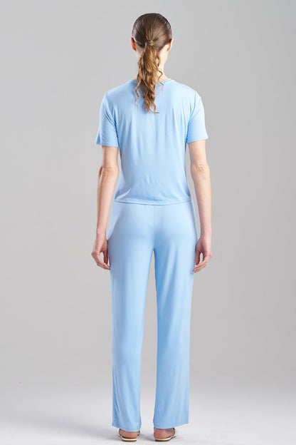 Feathers Essentials Lenzing™ Ecovero™ Viscose Crew Neck PJ Blue Jay Natori