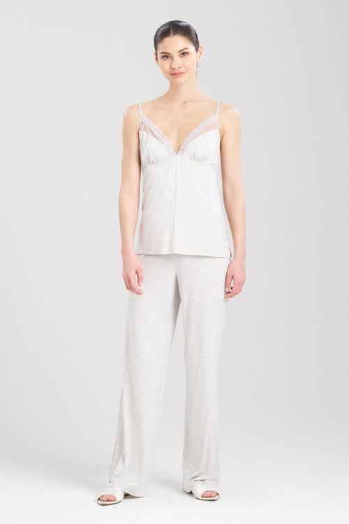 Buy Feathers Essentials Lenzing™ Ecovero™ Viscose Cami PJ in Heather Pebblestone Online Light Heather Grey Natori