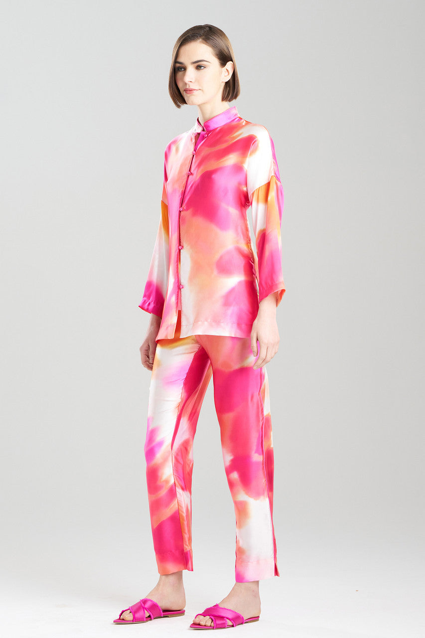 Malaga Mandarin Silk PJ Coral Peach Natori