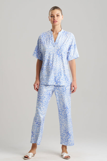 Buy Misty Leopard Cozy Knit PJ in Blue Orchid Online Blue Orchid Natori