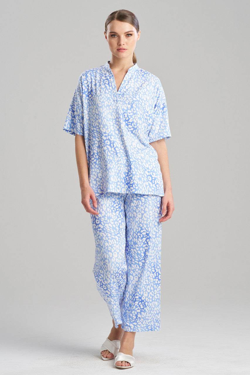 Buy Misty Leopard Cozy Knit PJ in Blue Orchid Online Blue Orchid Natori