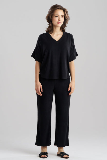 Terry Lounge Top & Pant Set Black Natori