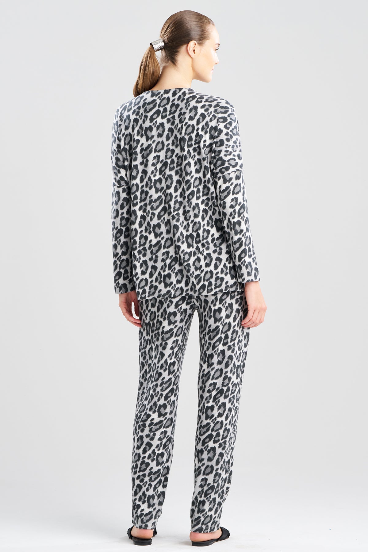Ombre Leopard Printed Oasis PJ Charcoal Natori