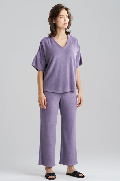Terry Lounge Top & Pant Set Slate Purple Natori
