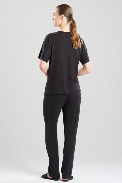 Oasis Short Sleeve PJ Black Natori