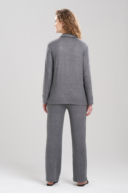 Buy Oasis Notch PJ in Charcoal Online Charcoal Natori