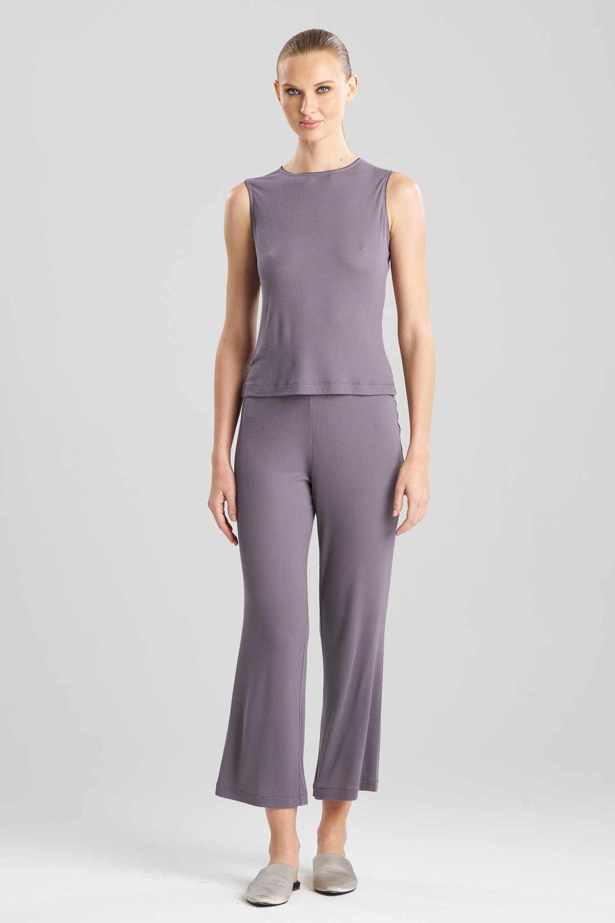 Rib Essentials Tank PJ Purple Slate Natori