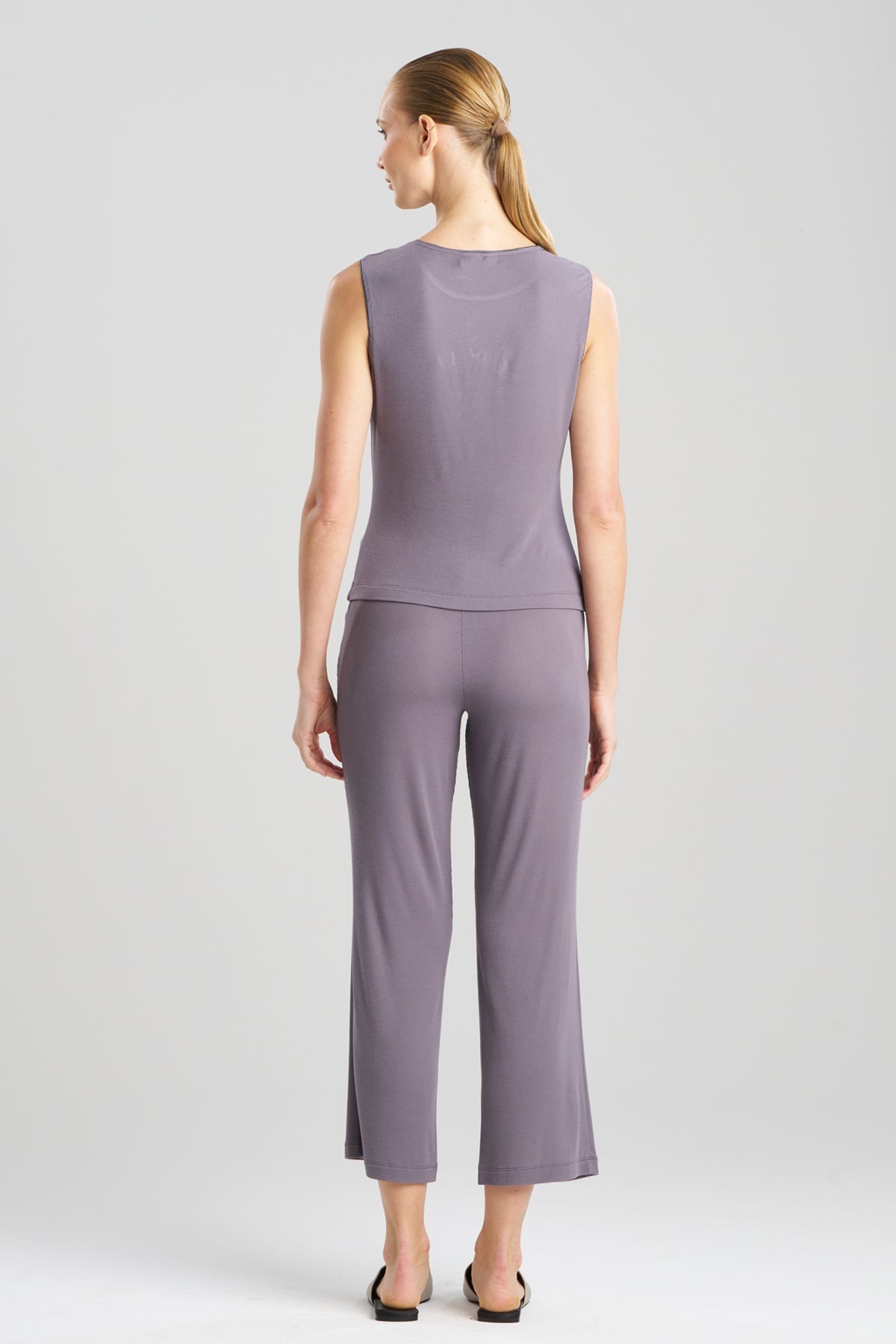 Rib Essentials Tank PJ Purple Slate Natori