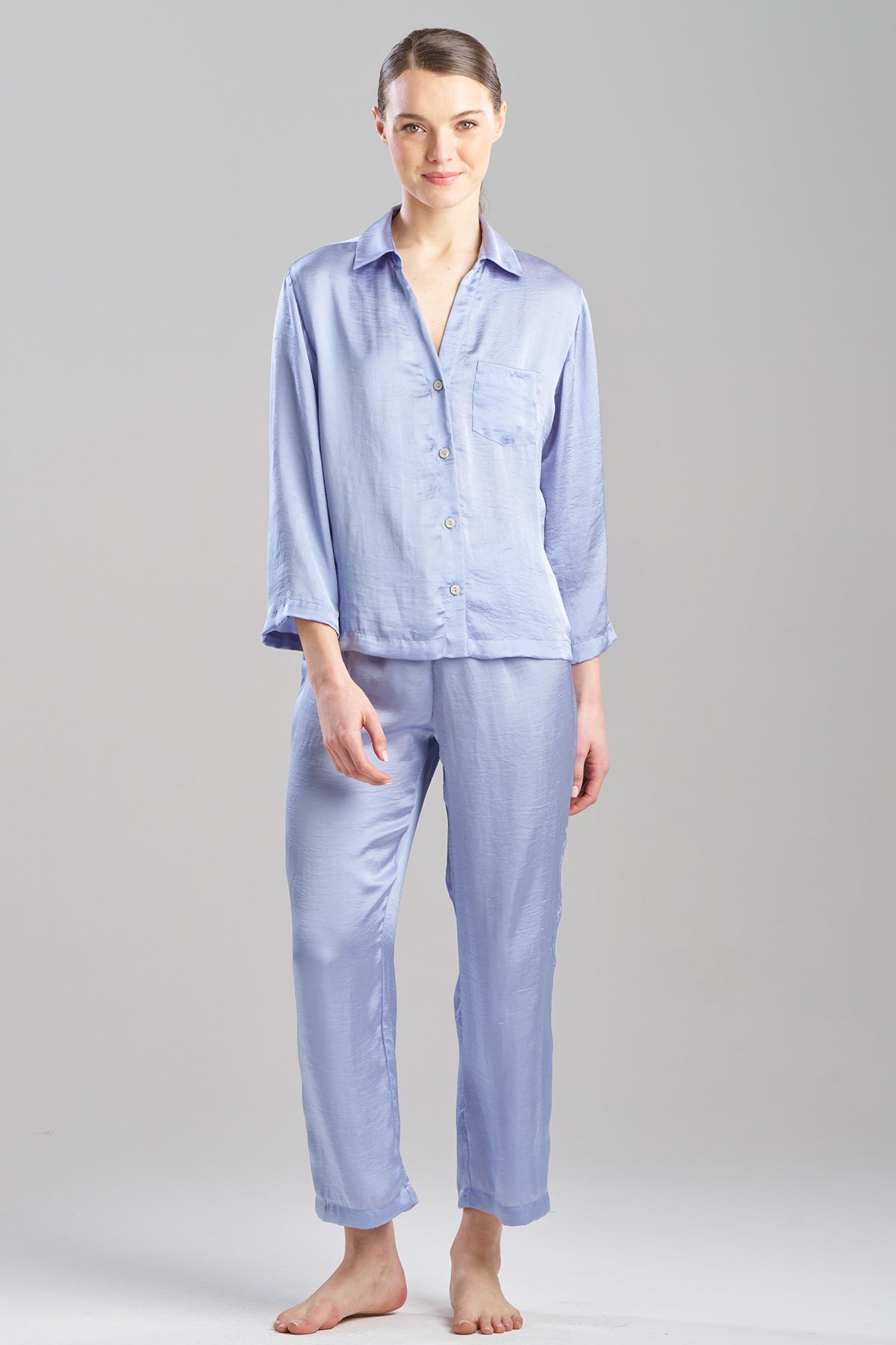 Ashley Icon Notch PJ French Blue Natori