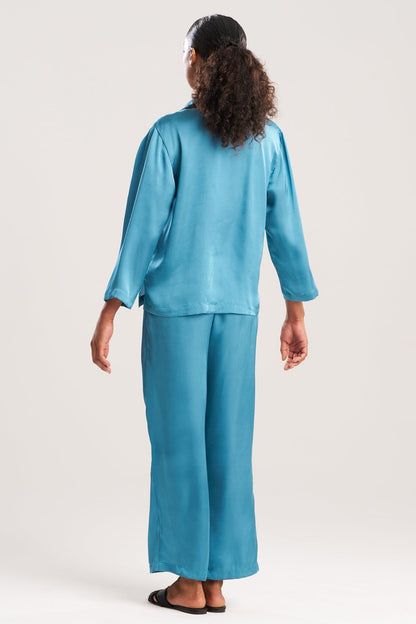 Ashley Icon Notch Lace PJ Blue Shadow Natori