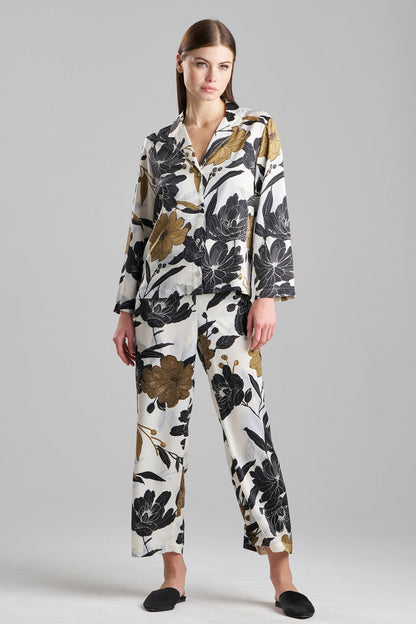 Buy Peony Blossom Notch PJ in Neutral Online Neutral Natori
