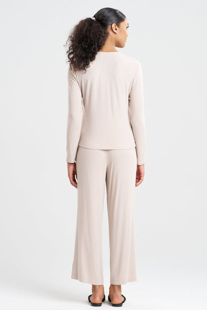 Rib Essentials V-Neck Long Sleeve PJ Cashmere Natori
