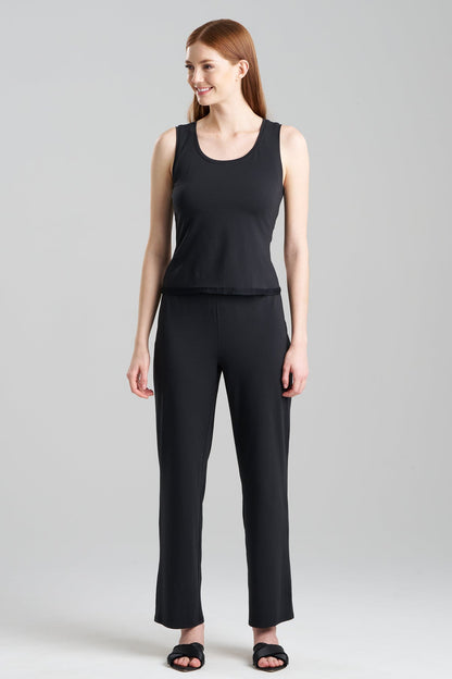 Blissful Essentials Cotton Modal Tank PJ Black Natori