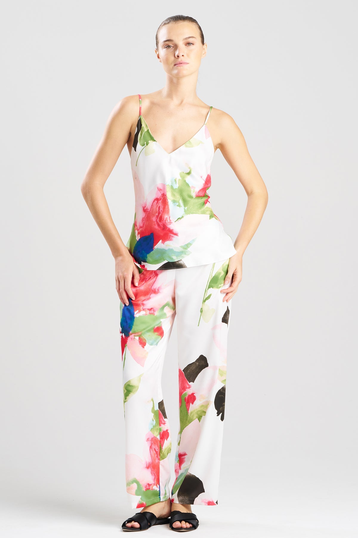 Calypso Printed Charmeuse Cami PJ Multi Natori
