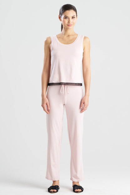 Blissful Essentials Cotton Modal Tank PJ Rosette Natori