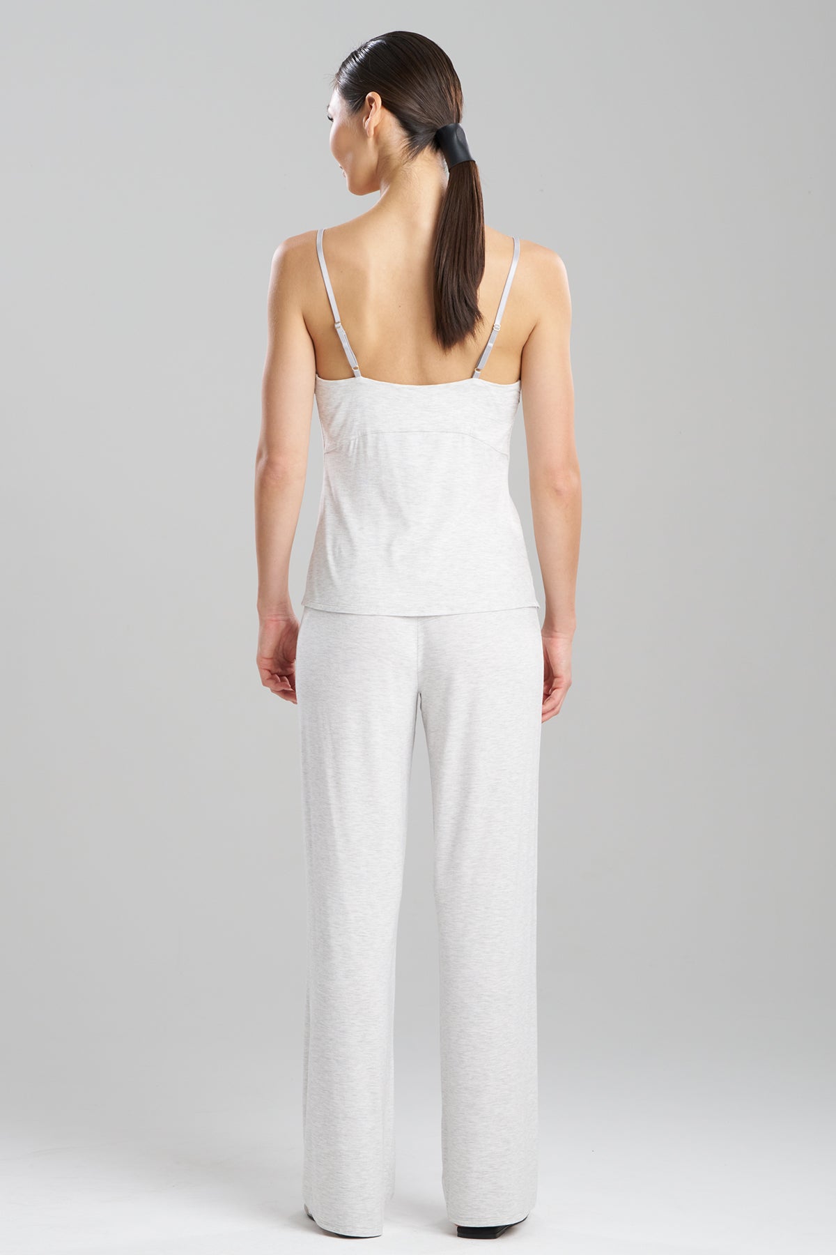 Buy Feathers Essentials Lenzing™ Ecovero™ Viscose Lace Cami PJ in Light Heather Grey Online Light Heather Grey Natori