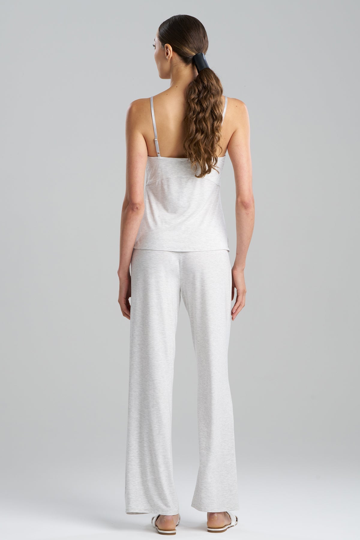 Buy Feathers Essentials Lenzing™ Ecovero™ Viscose Lace Cami PJ in Light Heather Grey Online Light Heather Grey Natori