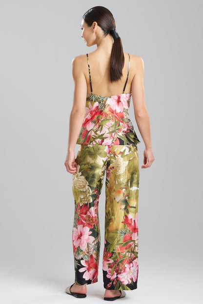 Crane Cami PJ Black Multi Natori