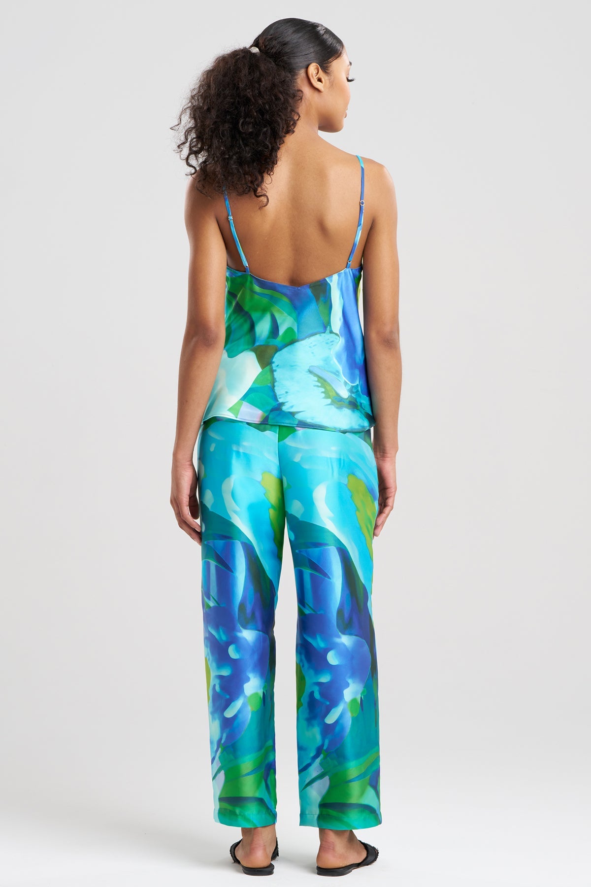 Garbo Cami PJ Blue Multi Natori