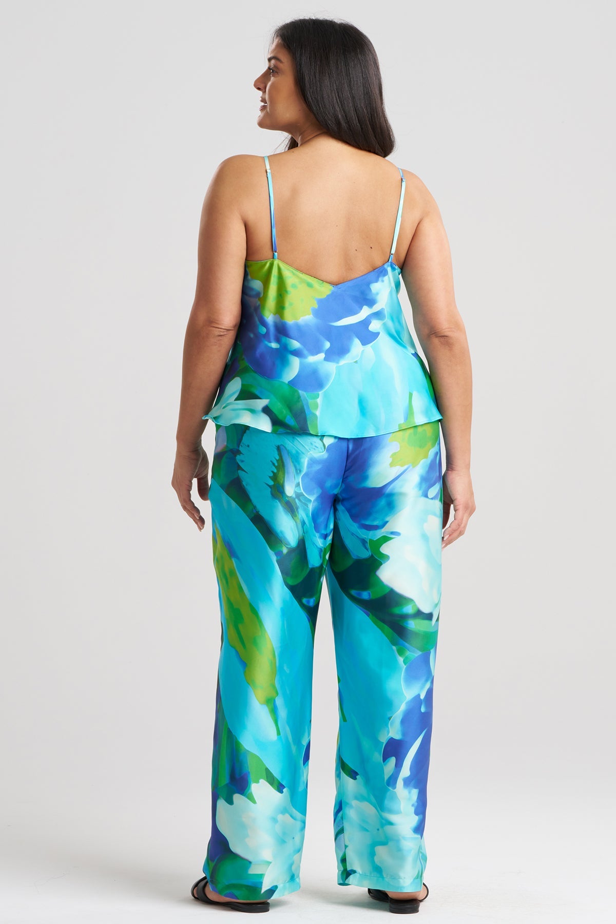 Garbo Cami PJ Blue Multi Natori