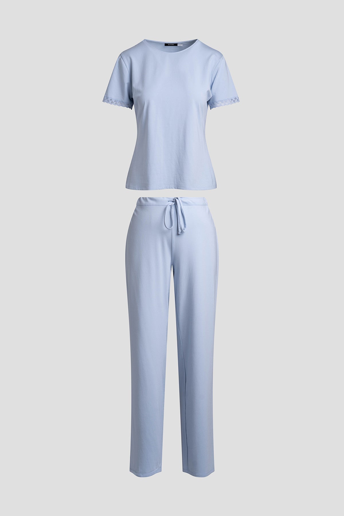 True Bliss T-Shirt PJ Set Blue Mist Natori