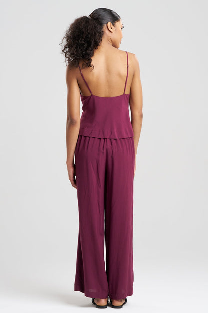 Sleek Silk Modal Cowl Cami PJ Cherry Lacquer Natori