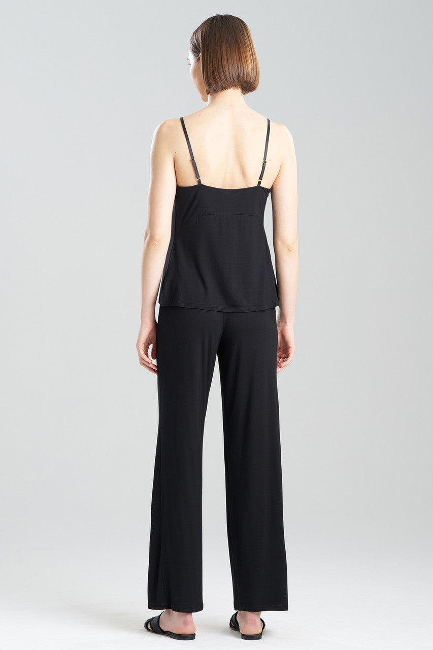 Buy Feathers Essentials Lenzing™ Ecovero™ Viscose Lace Cami PJ in Black Online Black Natori