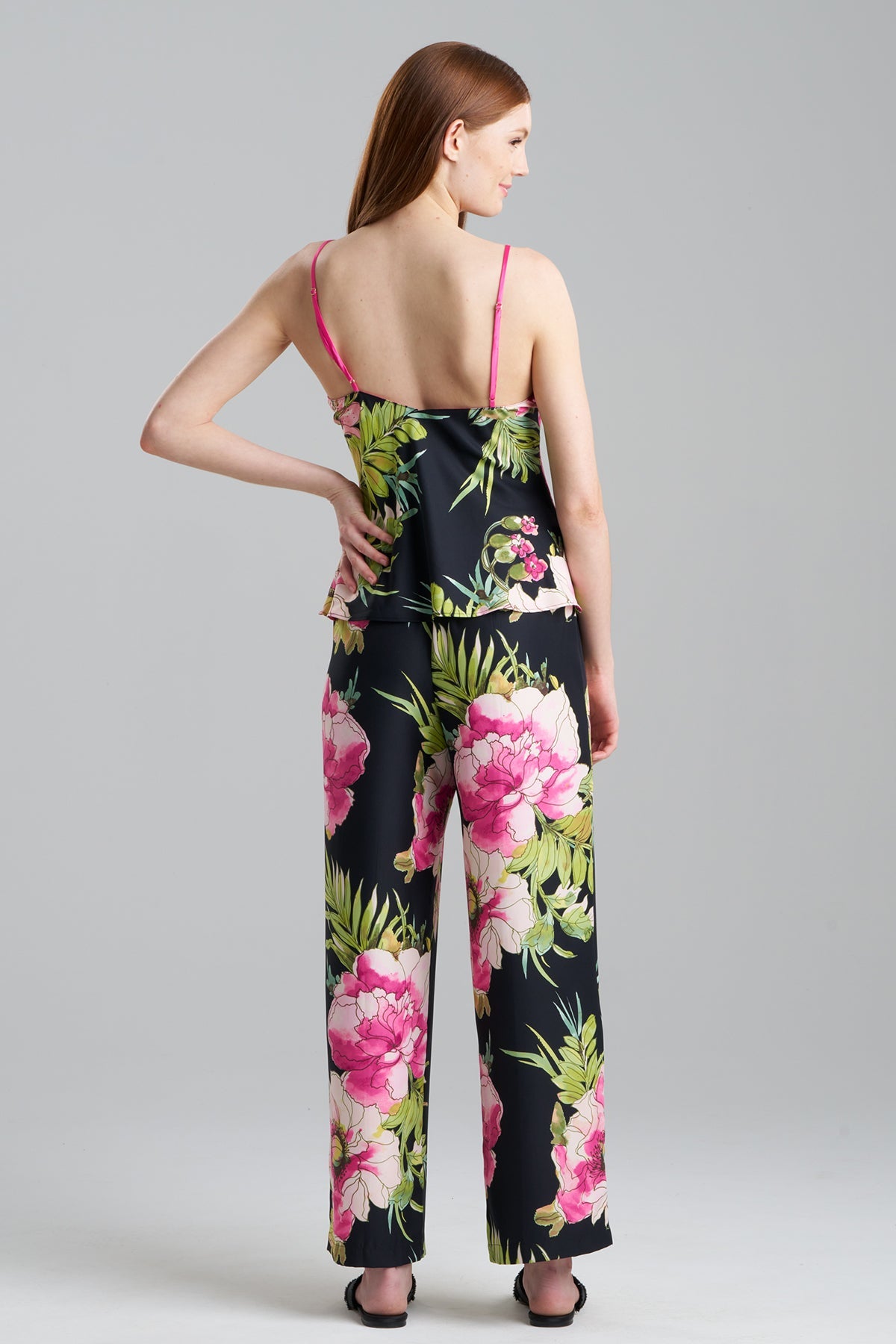 Sonomi Cami PJ Black Multi Natori