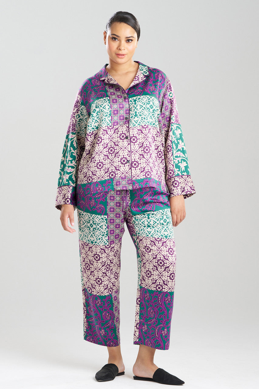 Buy Tapestry Notch PJ in Purple Online Purple Natori