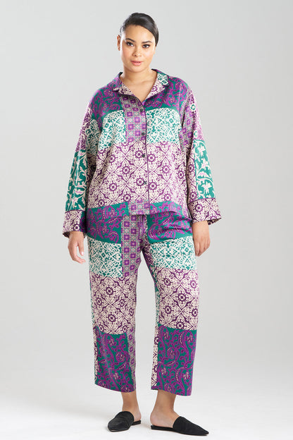 Buy Tapestry Notch PJ in Purple Online Purple Natori