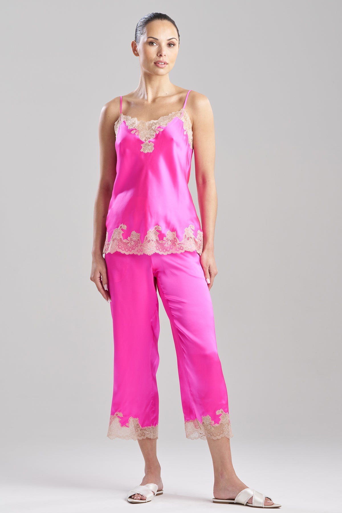 Lolita Lace Cami PJ Fiesta Pink/Nude Natori