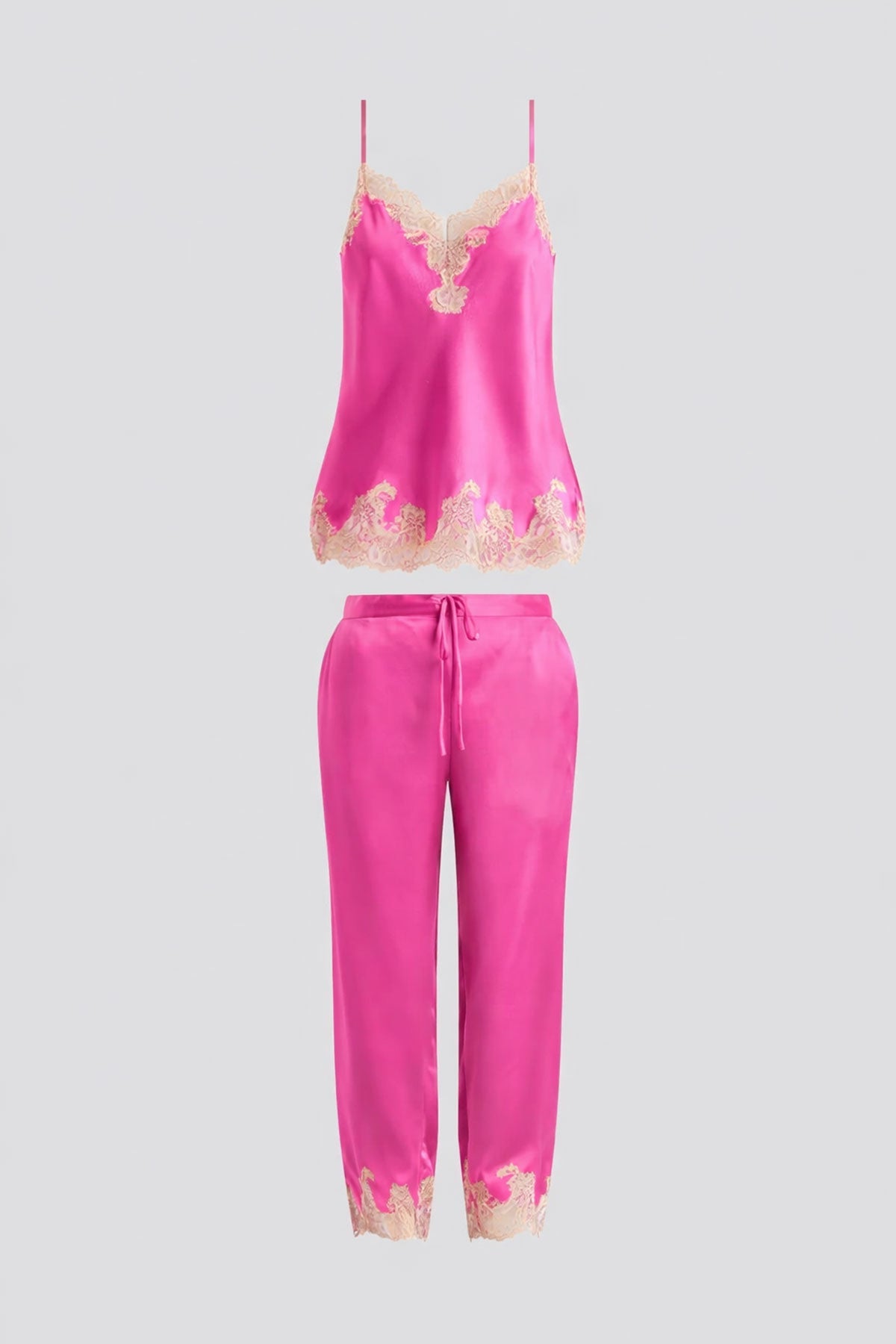 Lolita Lace Cami PJ Fiesta Pink/Nude Natori