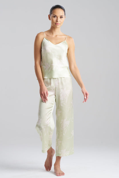Lily Printed Satin Icon Cami PJ Key Lime Natori