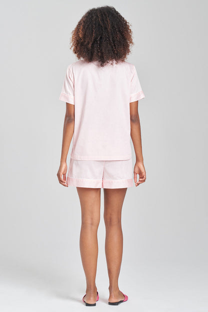 Buy Cotton Sateen Shorts PJ in Blush Online Blush Natori