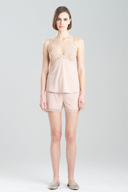 Buy Feathers Essentials Lenzing™ Ecovero™ Viscose Lace Applique Cami PJ in Café Online Café Natori