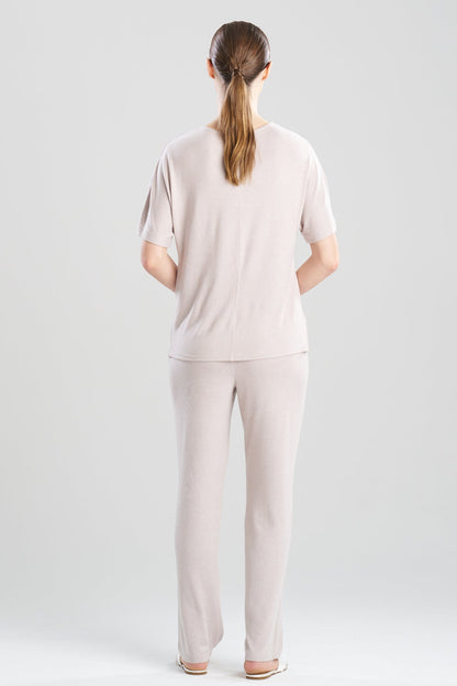 Oasis Short Sleeve PJ Heather Velvet Mink Natori