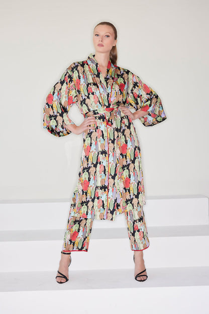Buy Dynasty Robe in Black Online Black Natori