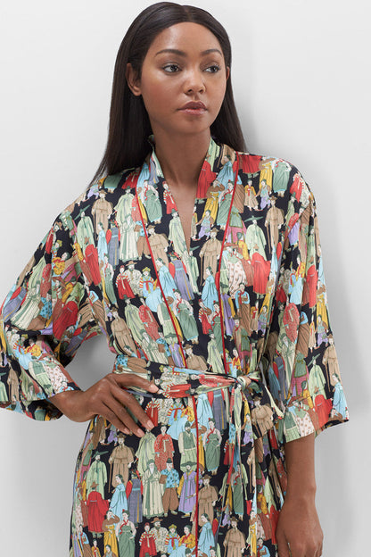 Buy Dynasty Robe in Black Online Black Natori