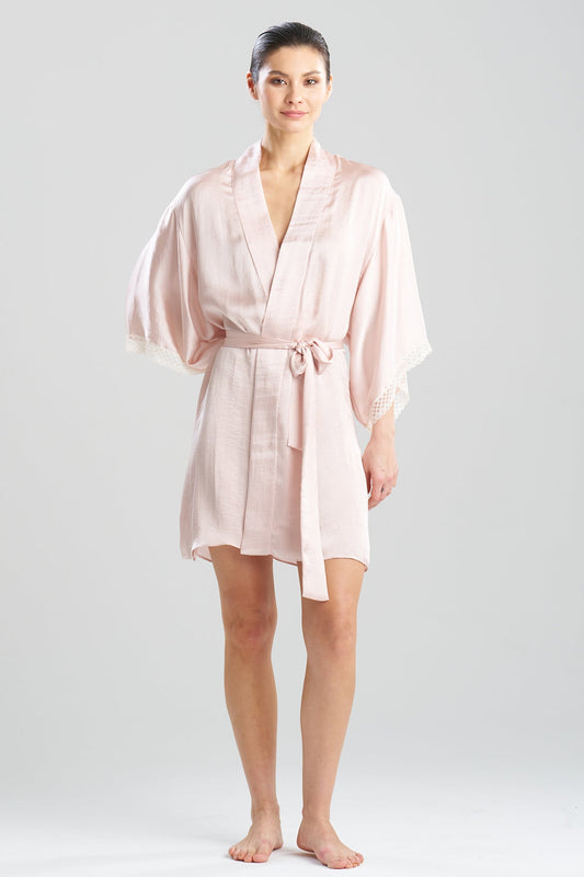 Ashley Icon Lace Wrap Shell Pink Natori