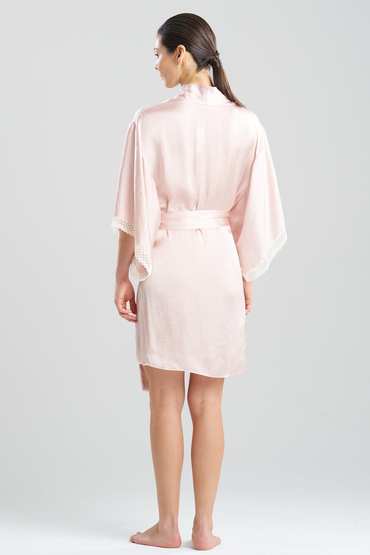 Ashley Icon Lace Wrap Shell Pink Natori