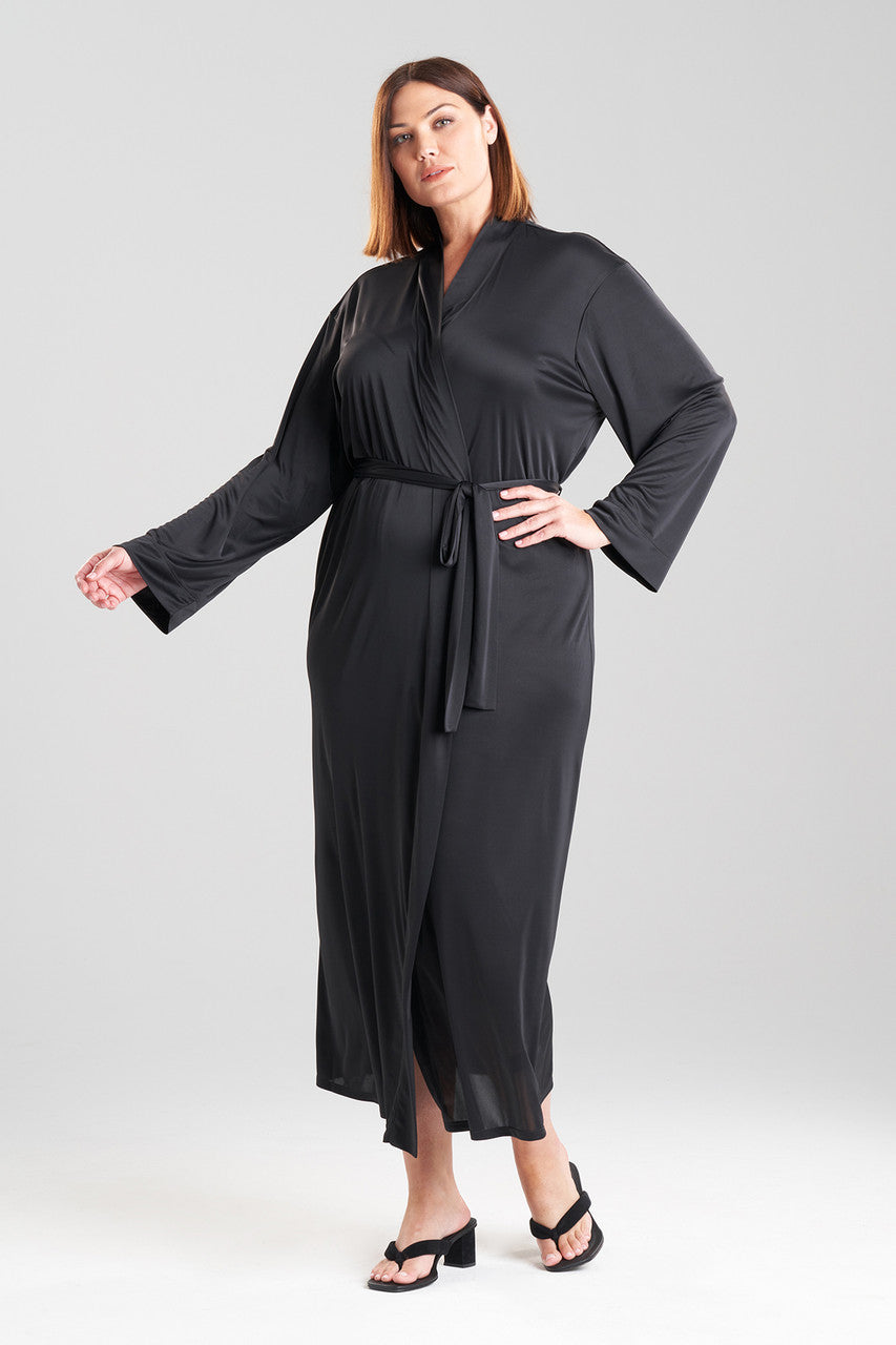 Buy Aphrodite Robe in Black Online Black Natori